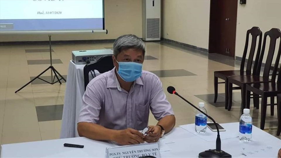 Thứ trưởng Nguyễn Trường Sơn. Ảnh: Bộ Y tế
