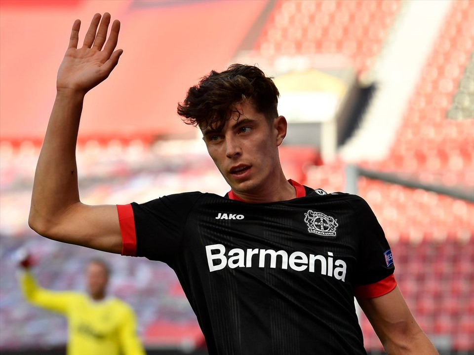 Kai Havertz là niềm hy vọng số 1 của Leverkusen. Ảnh: Getty