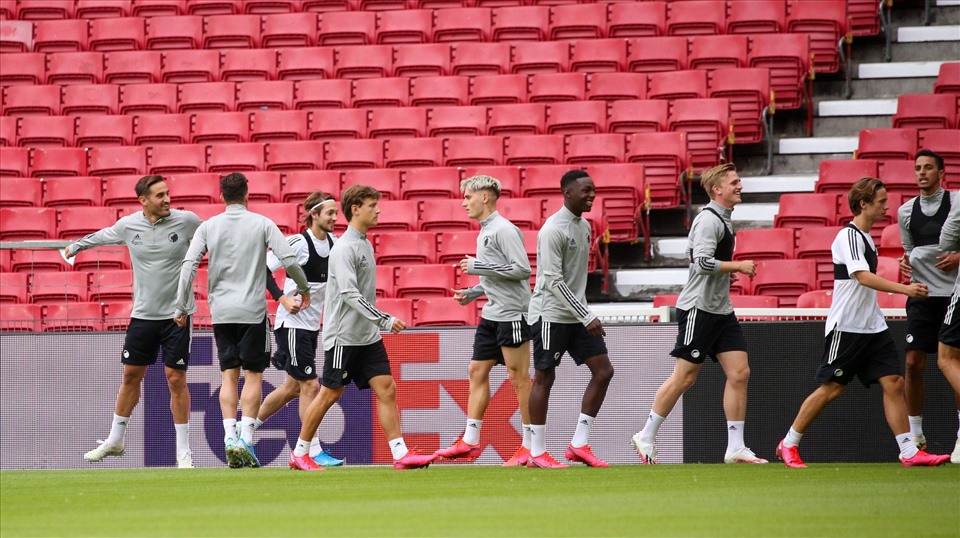 Các cầu thủ Copenhagen sẽ vào trận với tinh thần không có gì để mất. Ảnh: FCK.DK