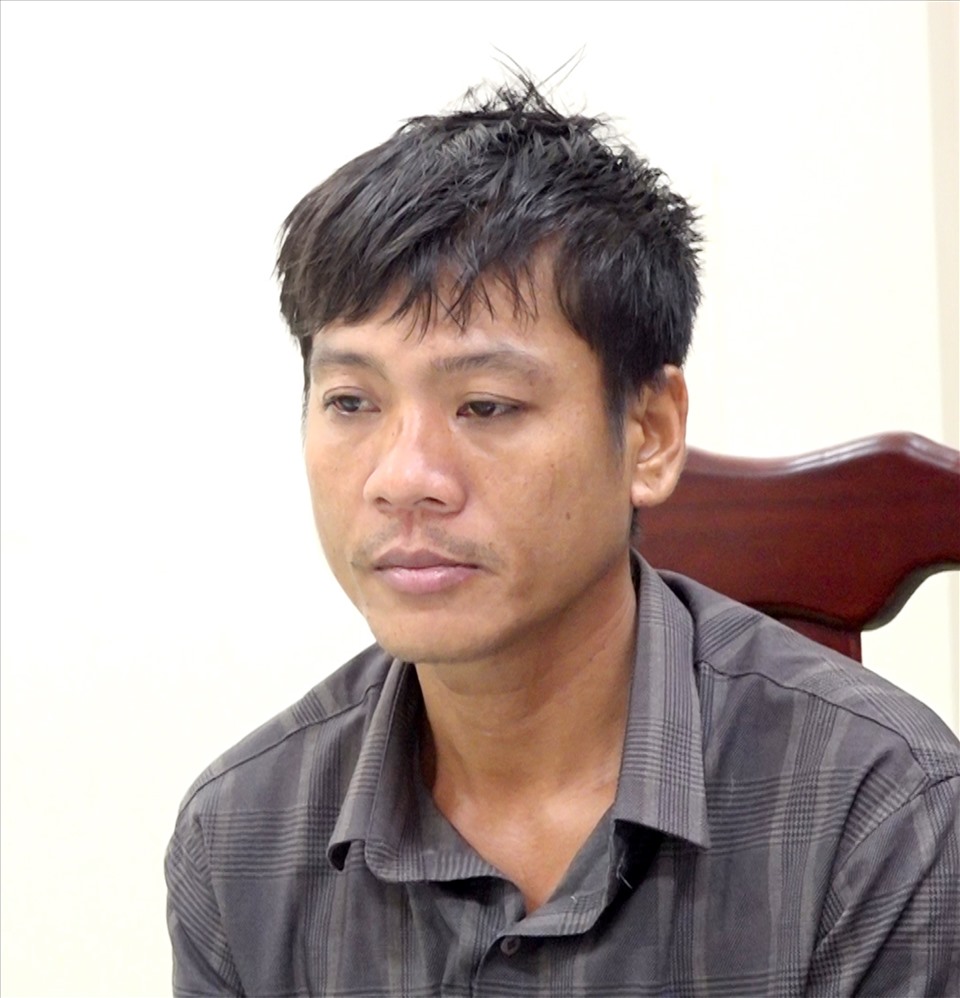 Đối tượng Nguyễn Hoài Phương tại cơ quan điều tra. Ảnh: VT