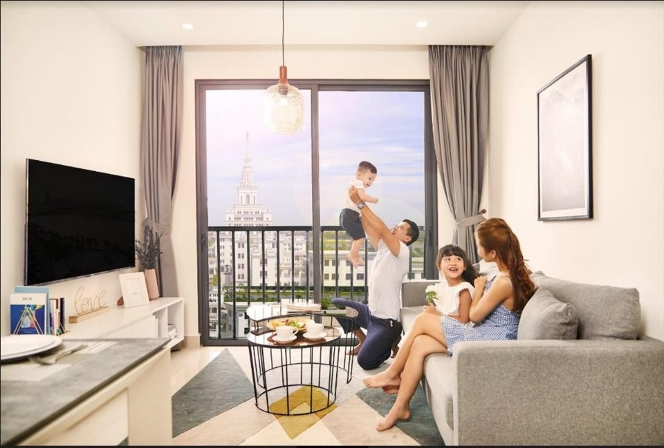 Các căn hộ tại S2.10 & S2.17 được hoàn thiện đầy đủ nội thất liền tường và đồ rời.