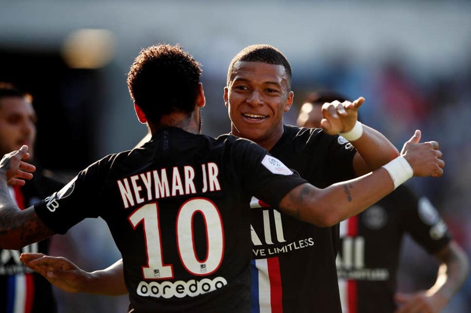 Dàn sao PSG có đẳng cấp vượt trội so với đội hình Atalanta. Ảnh: Getty