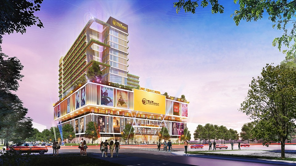 Phối cảnh dự án Trung tâm thương mại – dịch vụ - giải trí, phức hợp do Tập đoàn T&T Group làm chủ đầu tư