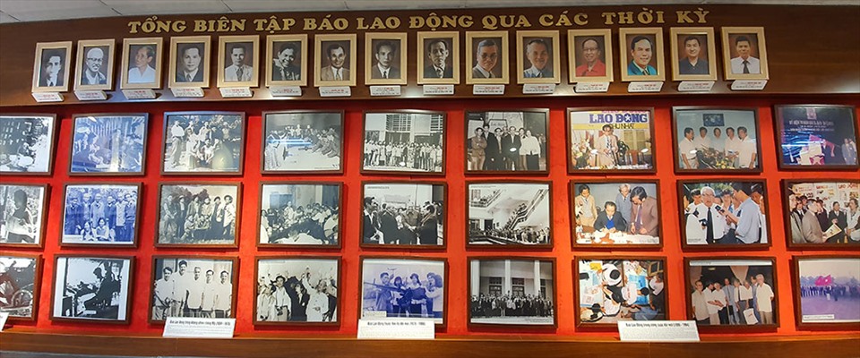 Phòng truyền thống Báo Lao Động.