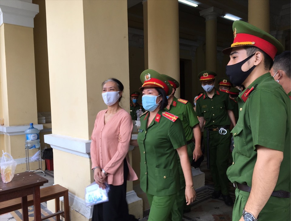 Bị cáo Nguyễn Thị Lép. Ảnh: Anh Tú