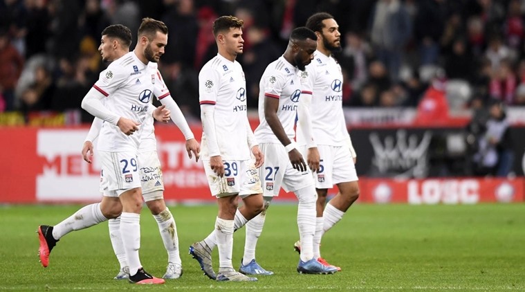 Lyon “trắng tay” tại các giải quốc nội. Ảnh: Getty
