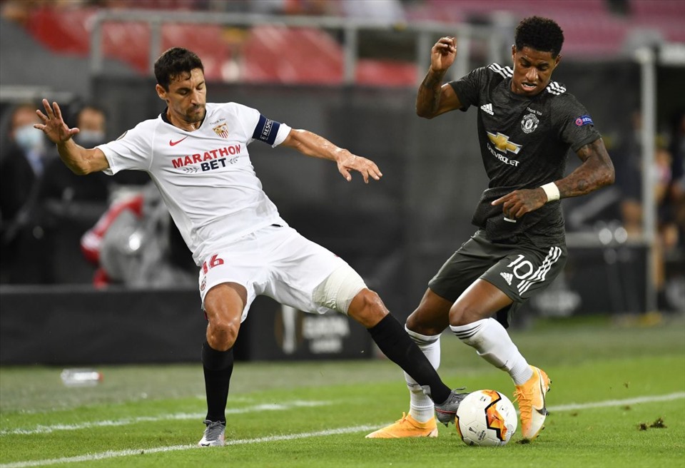 Jesus Navas từng khoác áo Manchester City. Ảnh: Getty Images