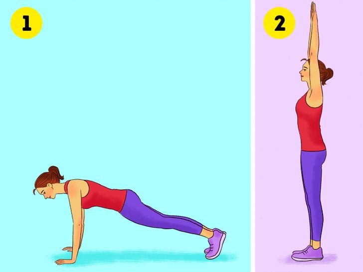 Burpees là một bài Cardio giảm mỡ toàn thân rất tốt