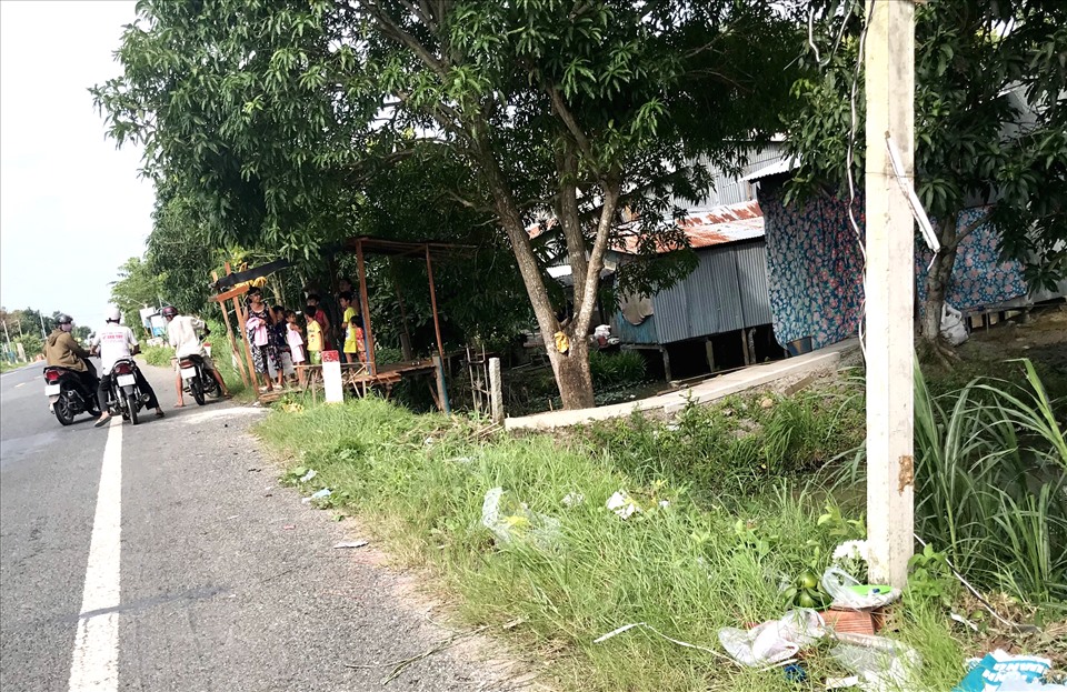 Hiện trường vụ án. Ảnh: LT