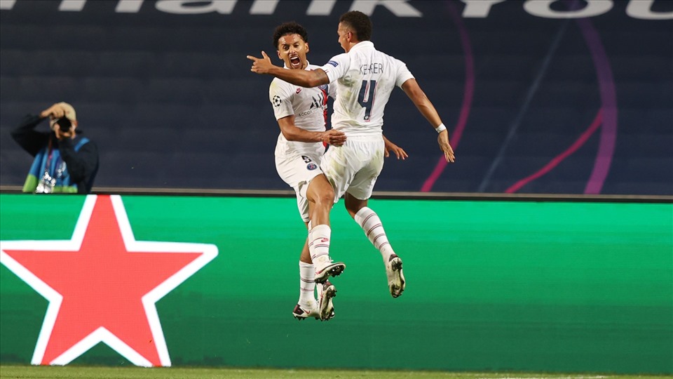 PSG vượt qua Atalanta ở tứ kết. Ảnh: Getty.