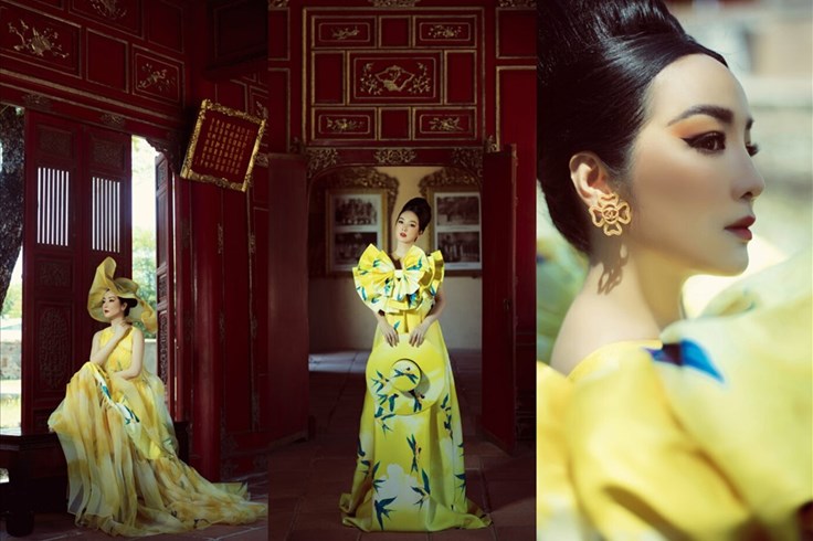 Hoa hậu Giáng My hoá quý cô đài các, kiêu sa dạo bước Cố đô Huế Hoa hậu Giáng My hoá quý cô đài các, kiêu sa dạo bước Cố đô Huế