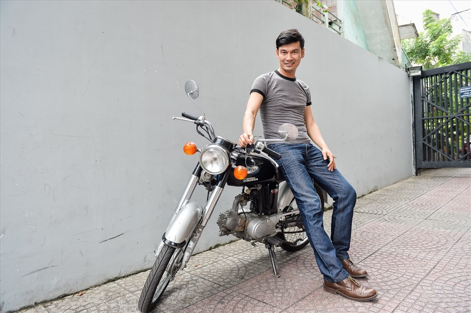 Chiếc Honda benly 50. Ảnh: NSCC