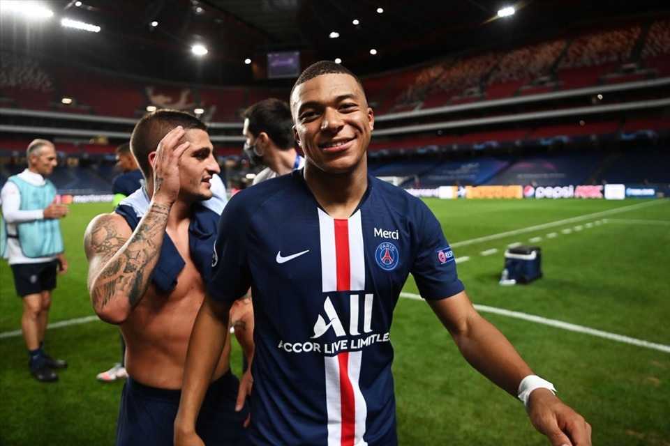 Mbappe vào chung kết lần đầu. Ảnh: Getty.