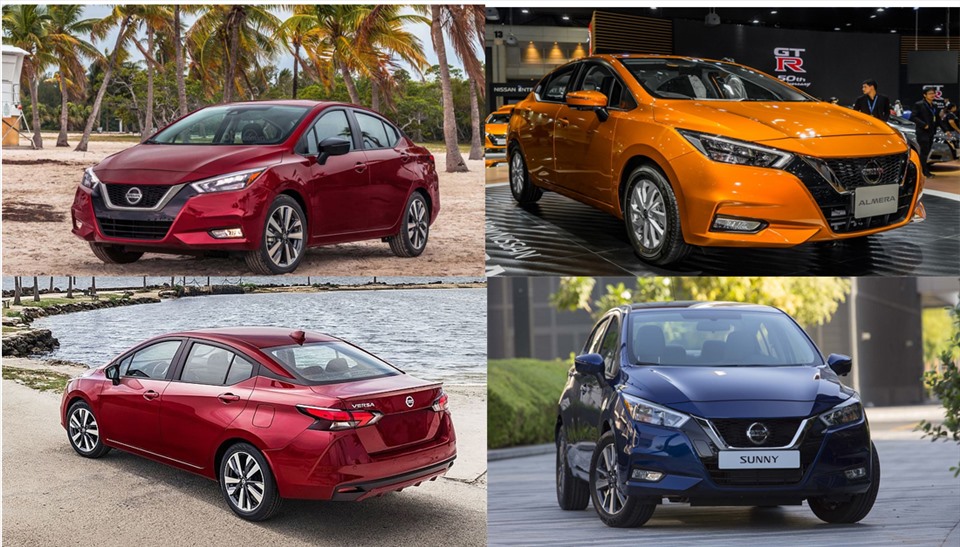 Mẫu xe Nissan Sunny 2020 (Đồ họa: TT)