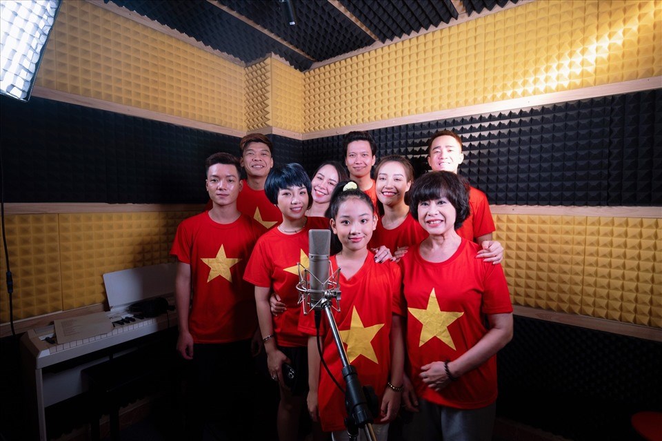 Các nghệ sĩ tham gia dự án. Ảnh: NSCC Các nghệ sĩ tham gia dự án. Ảnh: NSCC