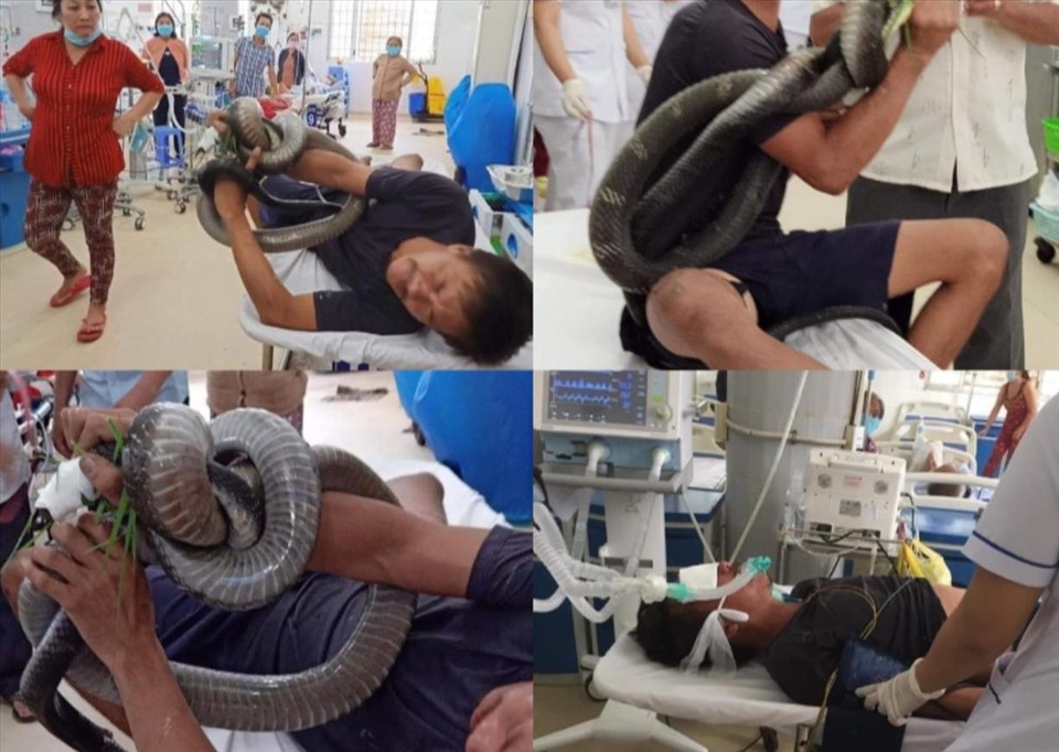 Hiện anh Tâm đã qua cơn nguy kịch. Ảnh: Người dân cung cấp