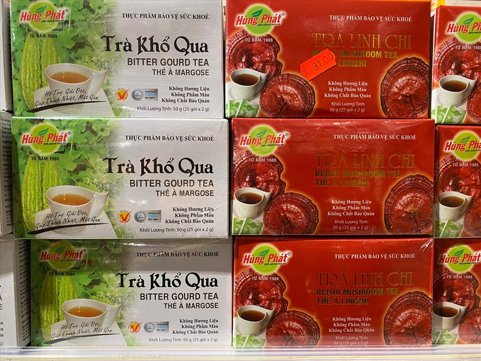 Trà Việt Nam xuất khẩu sang Thụy Điển. Ảnh: Thương vụ Việt Nam tại Thụy Điển