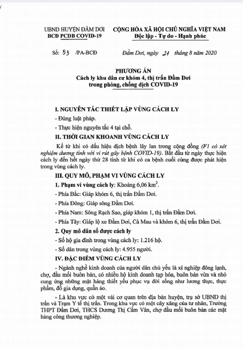 Văn bản tình huống giả định bị đưa lên mạng xã hội khiến người dân hiểu nhầm và lo lắng.