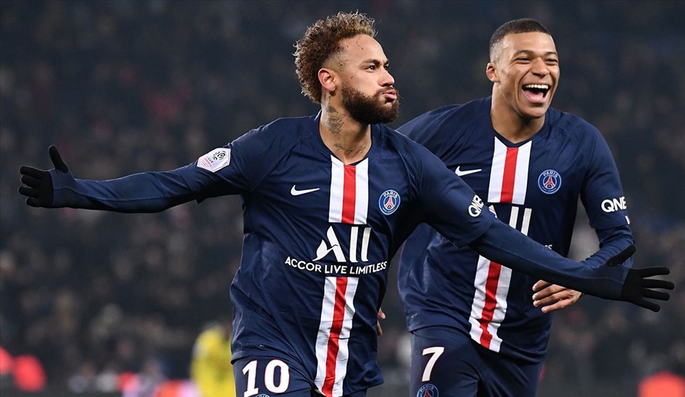 Neymar và Mbappe. Ảnh: Getty.
