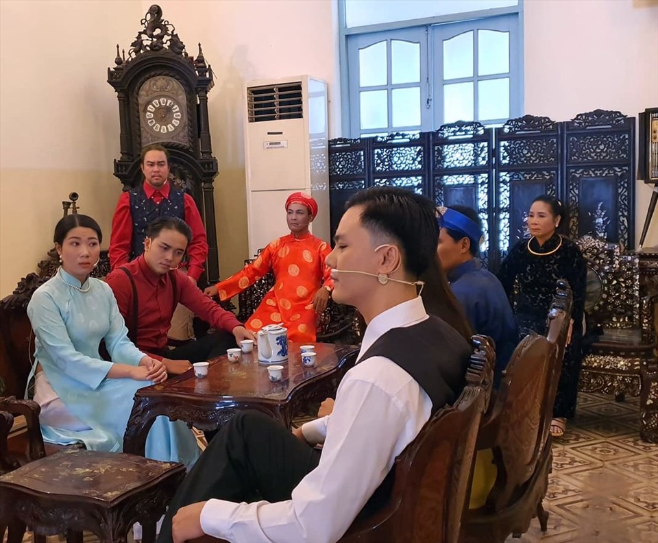 Một tiếc mục trong chương trình “Chuyện Công tử Bạc Liêu” (ảnh Nhật Hồ)