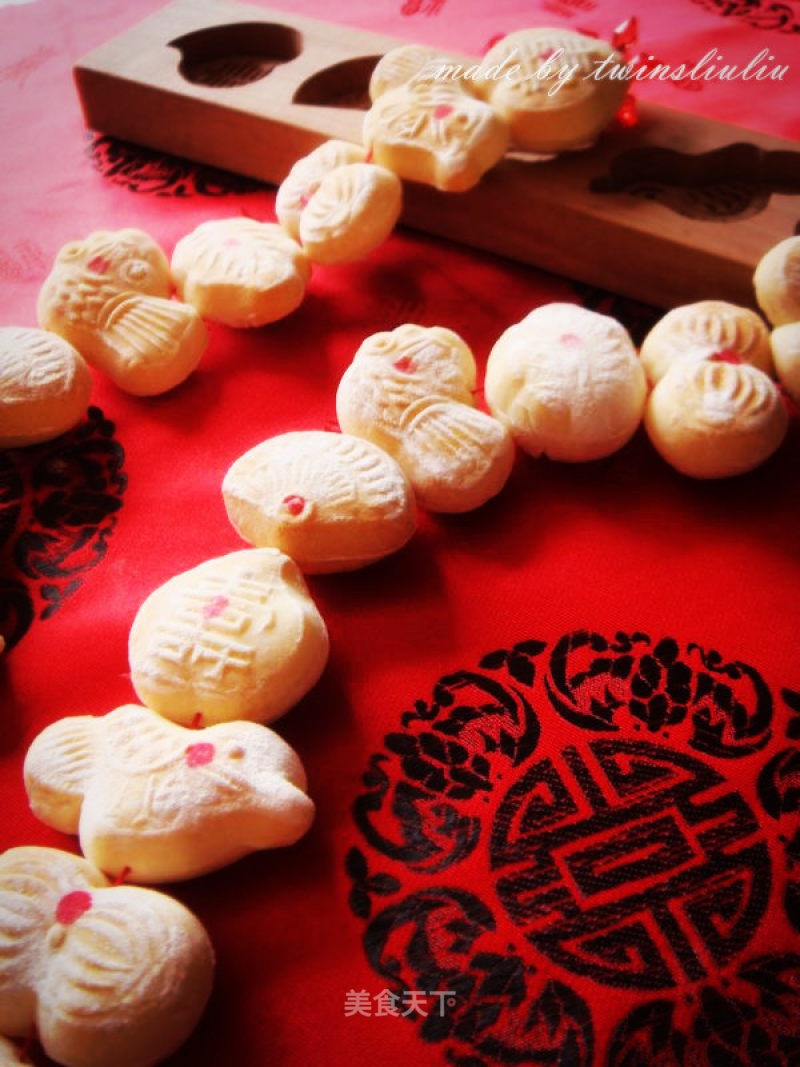 Bánh xảo quả (qiaoguo) là nón ăn đặc trưng nhất cho ngày Thất tịch ở Trung Quốc. Ảnh: CGTN.