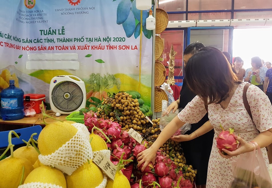 Người dân có nhu cầu sử dụng nông sản sạch với mức giá hợp lý. Ảnh: Vũ Long
