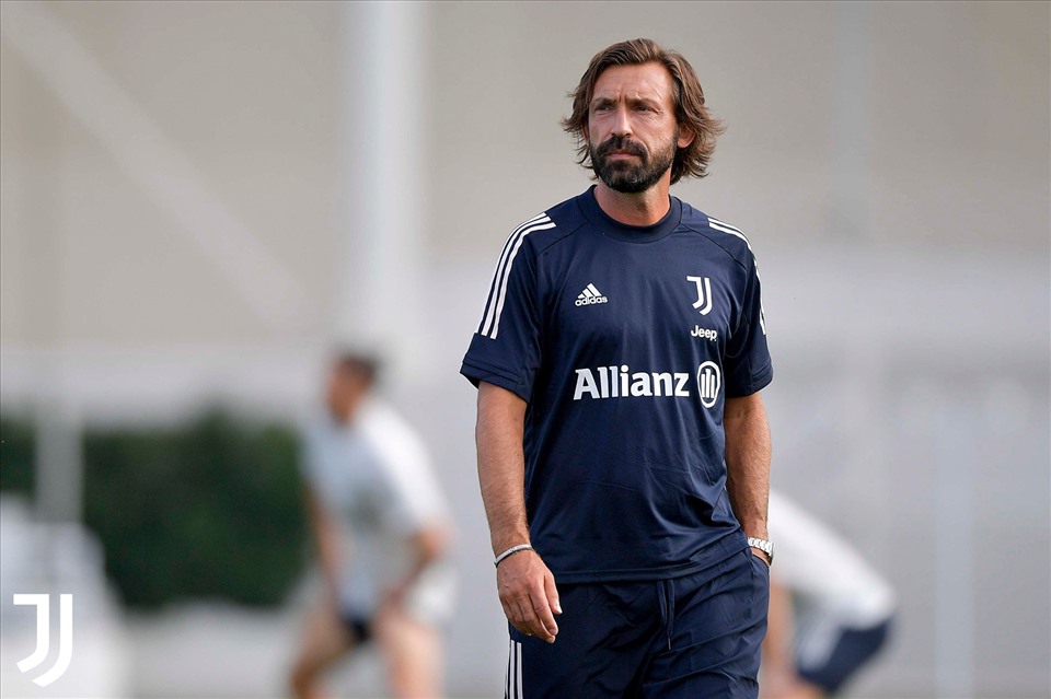 Pirlo mới có buổi tập đầu tiên cùng Juve. Ảnh: Juventus
