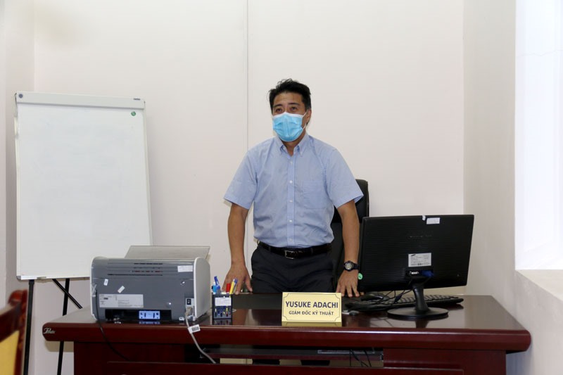 Ông Yusuke Adachi đã nhận phòng làm việc tại VFF. Ảnh: VFF