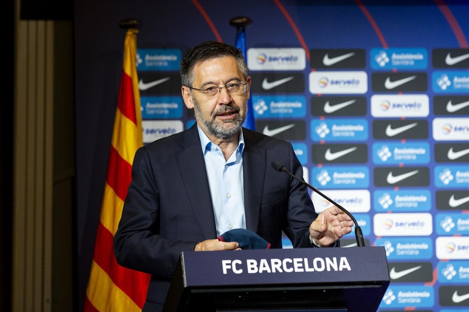 Chủ tịch Josep Maria Bartomeu nhất định không từ chức. Ảnh: Getty Images
