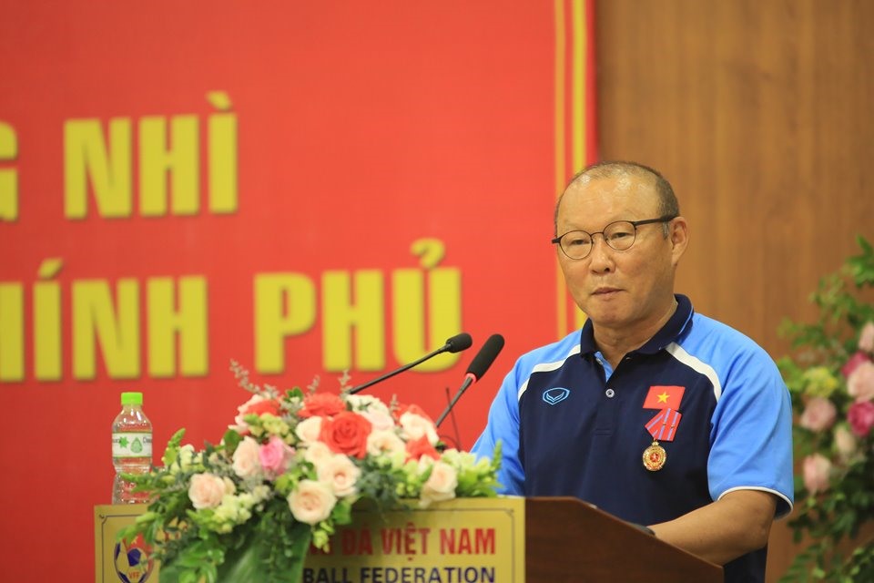 Huấn luyện viên Park Hang-seo. Ảnh: Hoài Thu
