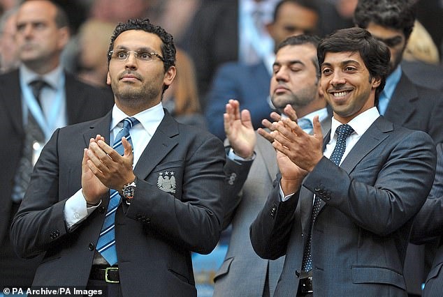 Các ông chủ của Man City. Ảnh: Getty.