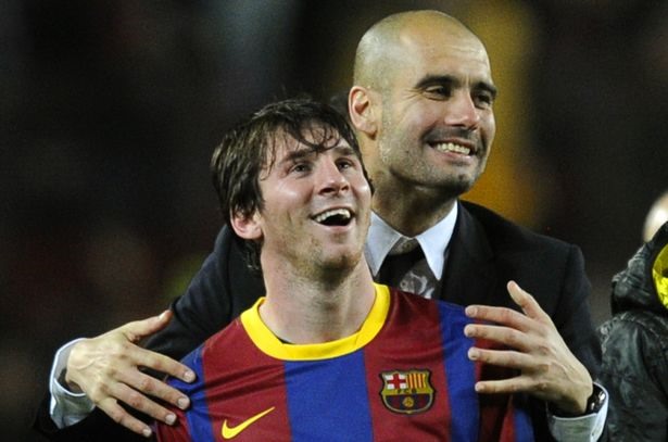 Pep rất cưng chiều Messi. Ảnh: Getty