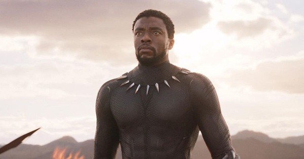 Tạo hình của Chadwick Boseman trong phim bom tấn .Ảnh: Cắt từ phim