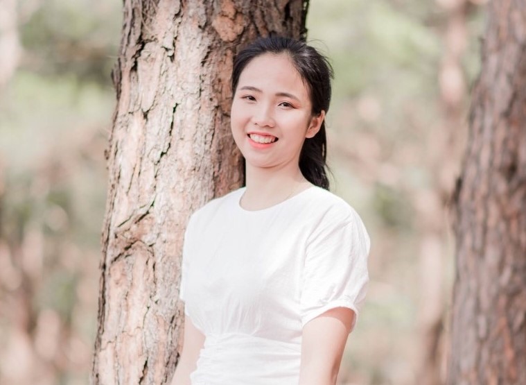 Lê Thu Thảo là thí sinh ở Gia Lai đạt điểm cao môn Ngữ Văn trong kỳ thi năm nay. Ảnh TA