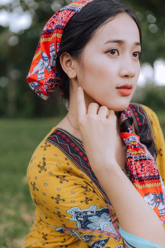 Thanh Nhân có thành tích học tốt. Ảnh: SV
