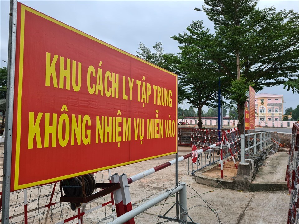 Một khu cách ly tại thị xã Bến Cát, Bình Dương. Ảnh: Đình Trọng Một khu cách ly tại thị xã Bến Cát, Bình Dương. Ảnh: Đình Trọng