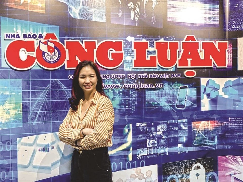 Nhà báo Trần Lan Anh - Phó Tổng Biên tập Báo Nhà báo và Công luận. Ảnh: PV