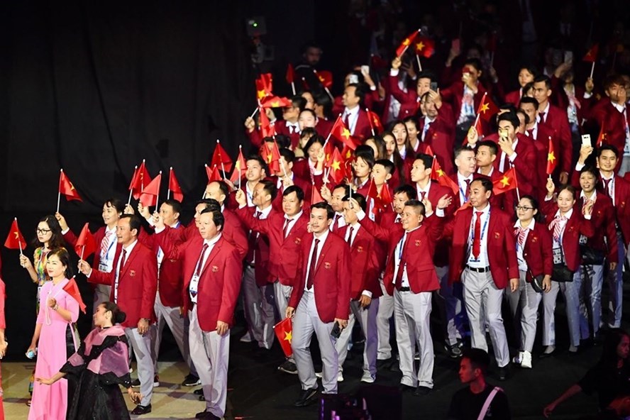 Đoàn Thể thao Việt Nam tại SEA Games 2019. Ảnh: Anh Tuấn