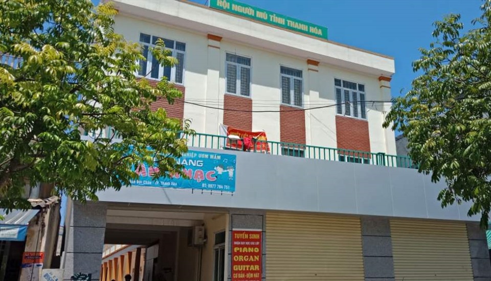 Hội người mù tỉnh Thanh Hóa, nơi bà V. công tác. Ảnh: Q.D