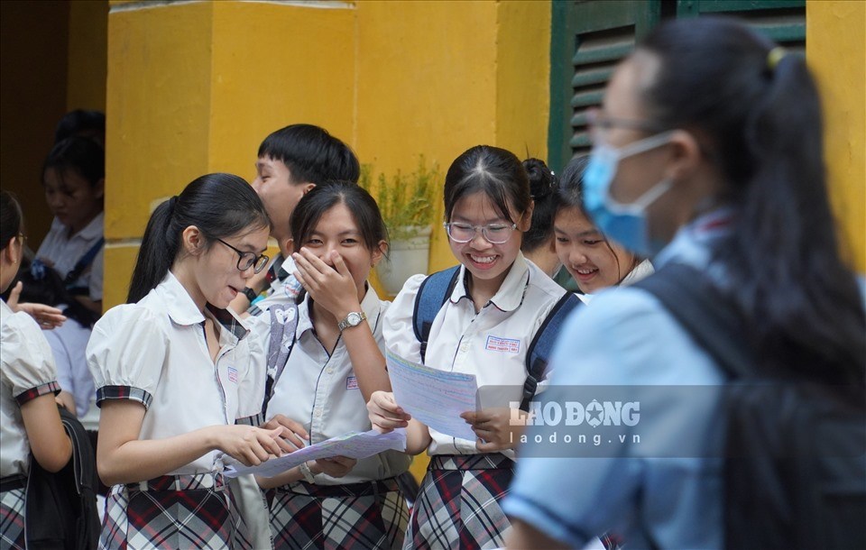 Học sinh TPHCM. Ảnh: Anh Nhàn Học sinh TPHCM. Ảnh: Anh Nhàn