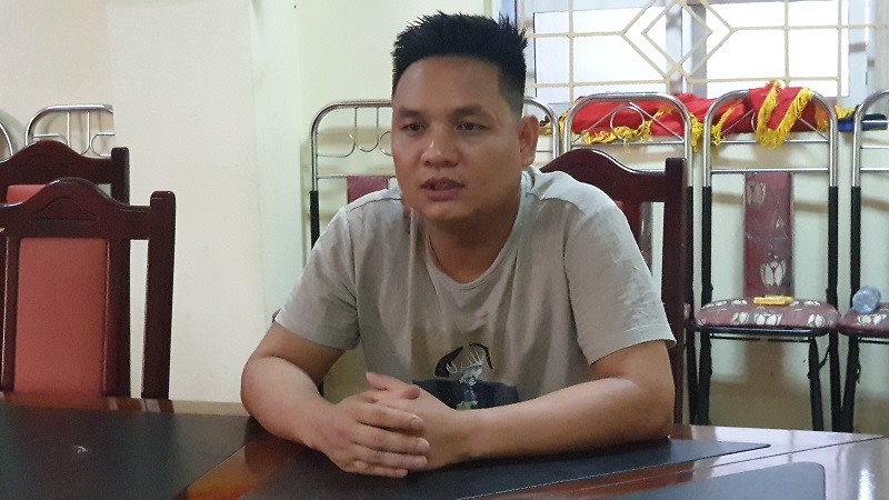 Đối tượng Lê Bá Kiên. Ảnh: Thanh Tuấn (CAT Lào Cai).