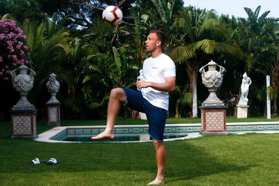 Arthur Melo không thi đấu cho Barca kể từ khi có thông báo chính thức về vụ chuyển nhượng sang Juventus. Ảnh: Twitter