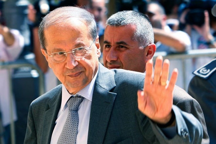 Tổng thống Lebanon Michel Aoun. Ảnh: AP.