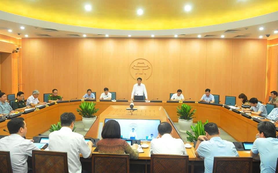 Buổi họp sáng 9.8. Ảnh: Phạm Đông