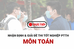 Đáp án đề thi tốt nghiệp THPT 2020 môn Toán chi tiết nhất