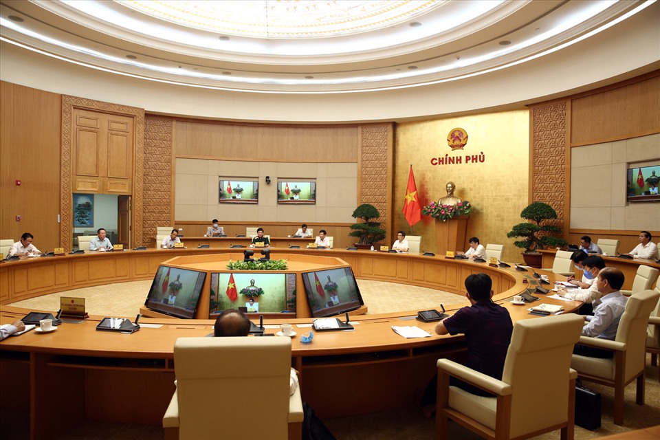 Toàn cảnh cuộc họp. Ảnh VGP