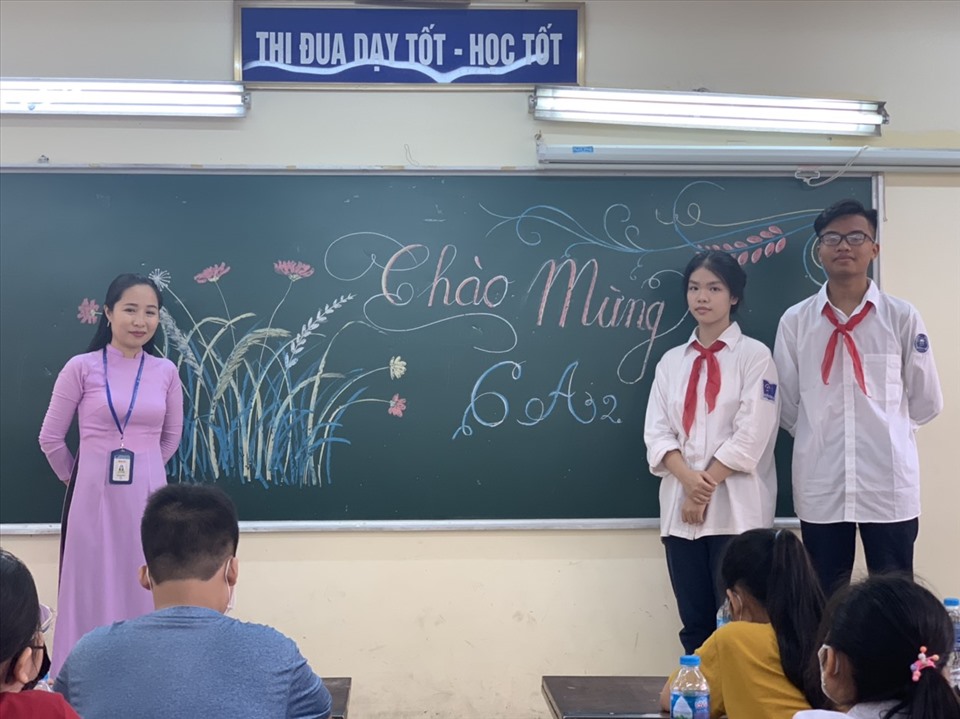 Chào mừng các em học sinh lớp 6 (Ảnh:GVCC)