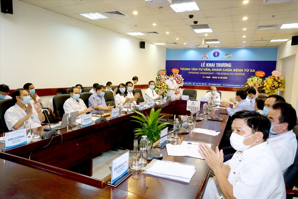 Đầu cầu Bệnh viện Trung ương Huế. Ảnh: BV cung cấp.
