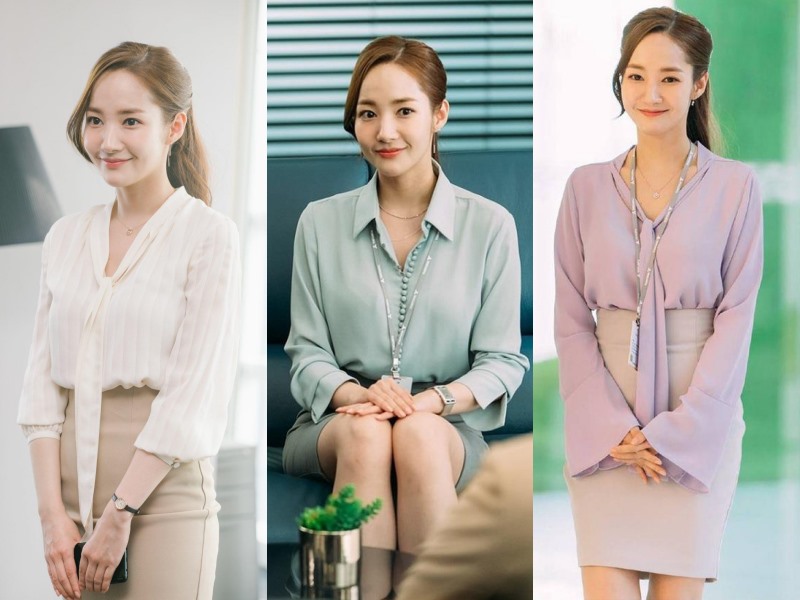 Tông màu pastel vừa nhã nhặn nhưng vẫn đủ độ nghiêm chỉnh tại văn phòng (Ảnh: Cắt từ phim).