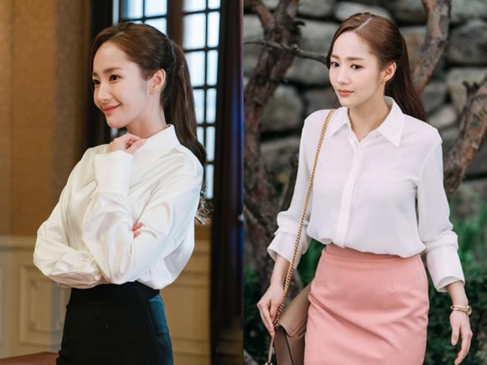 Thời trang công sở sẽ bớt đơn điệu và nhàm chán nếu bạn mặc đẹp như Park Min Young (Ảnh: Cắt từ phim). Thời trang công sở sẽ bớt đơn điệu và nhàm chán nếu bạn mặc đẹp như Park Min Young (Ảnh: Cắt từ phim).